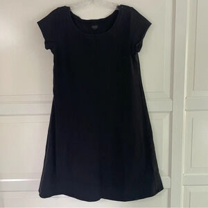 Eileen Fisher organic cotton short sleeve crewneck swing dress 15141